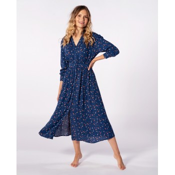Фото Платье BEACH MUSE LONG DRESS (GDRGA4-200), Цвет - синий, Платья