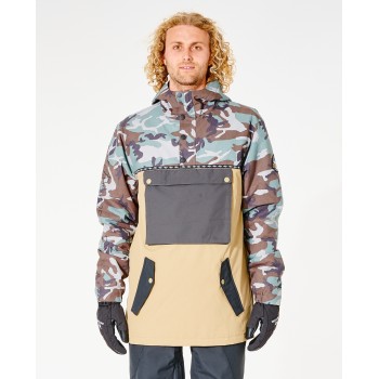 Фото Куртка для сноуборда PRIMATIVE ANORAK JACKET (SCJCT4-9660), Цвет - милитари, песочный, Горнолыжные куртки