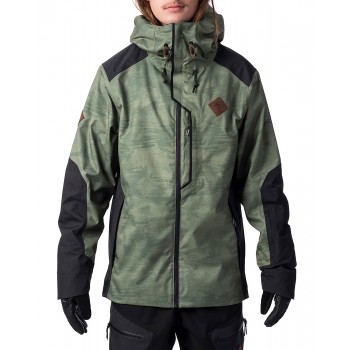 Фото Куртка для сноуборда SEARCH JKT (SCJDF4-9134), Цвет - зеленый, Горнолыжные куртки