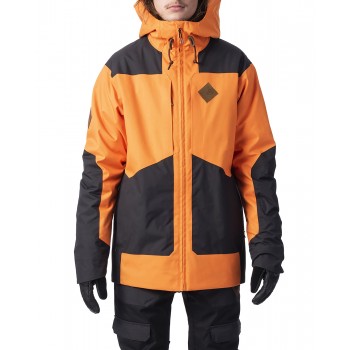 Фото Куртка для сноуборда POW JKT (SCJDG4-4889), Цвет - оранжевый, Горнолыжные куртки
