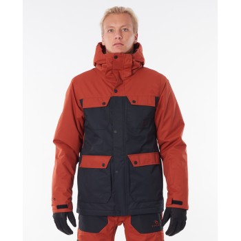 Фото Куртка горнолыжная CABIN JACKET (SCJDV4-9665), Цвет - красный, синий, Горнолыжные куртки