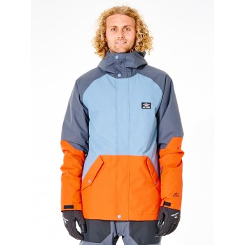 Фото Куртка для сноуборда NOTCH UP SNOW JACKET (SCJDX4-1115), Цвет - синий, голубой, оранжевый, Горнолыжные куртки