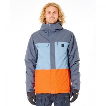 Фото Куртка для сноуборда TWISTER SNOW JACKET (SCJEA4-1115), Колір - синій, блакитний, помаранчевий,  Гірськолижні і сноубордичні куртки