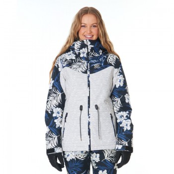Фото Куртка гірськолижна BETTY JACKET (SGJDN4-540), Колір - синій, білий, Гірськолижні і сноубордичні