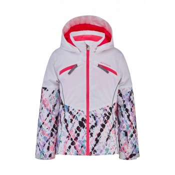 Фото Куртка горнолыжная CONQUER (38195052-127), Цвет - белый, розовый, Горнолыжные