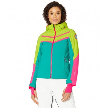 Фото Куртка горнолыжная CAPTIVATE GTX INFINIUM (38203038-442), Цвет - зеленый, розовый, бирюзовый, Горнолыжные