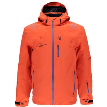 Фото Куртка горнолыжная Monterosa (783253-626), Цвет - оранжевый, синий, черный, Горнолыжные сноубордные