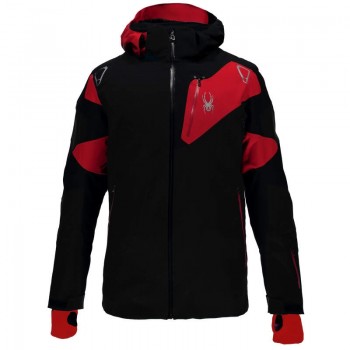 Фото Куртка горнолыжная LEADER (783302-019), Цвет - черный, красный, Горнолыжные куртки