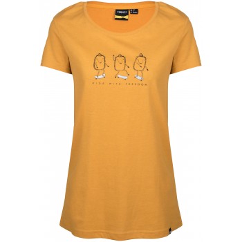 Фото Футболка Women's T-shirt (103749-2E), Цвет - янтарный, Футболки