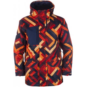 Фото Куртка с/б Padded Snowboard Jacket (A7MJ01-H2), Цвет - красный, Горнолыжные куртки