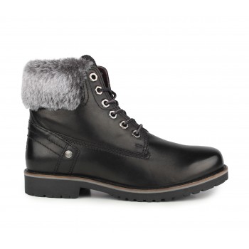 Фото Ботинки ALASKA LEATHER (WL12523A-062), Цвет - черный, Городские ботинки